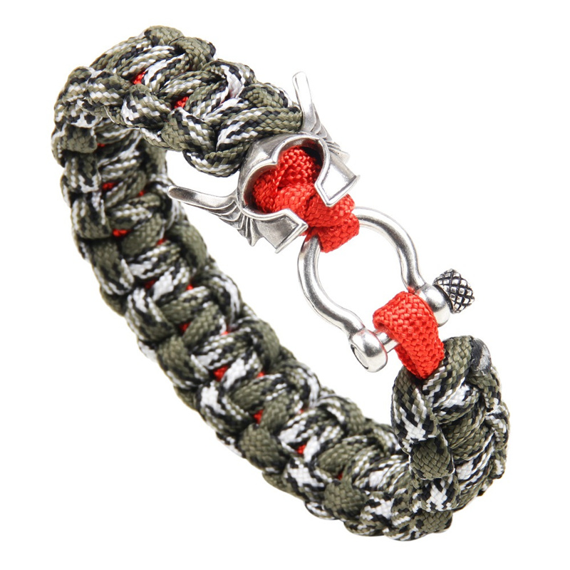 Bracelet De Survie Nylon Rope